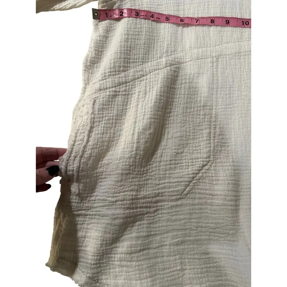 Free People - We The Free Summer Daydream Buttondown - Large - White - Picture 12 of 12